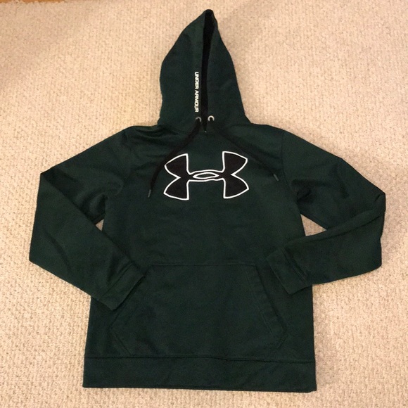 under armor green hoodie